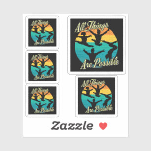 Girls Gymnastik - Alles ist möglich Aufkleber