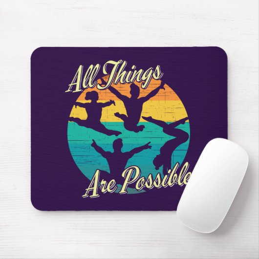 Girls Gymnastik - Alles ist möglich Mousepad (Mit Mouse)