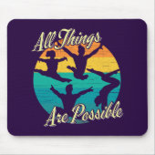 Girls Gymnastik - Alles ist möglich Mousepad (Vorne)
