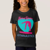 Girls Gymnastik Beam Queen Colorful T-Shirt (Vorderseite)