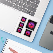 Girls Gymnastik Charakterstärke Courage Aufkleber (Laptop mit iPhone)