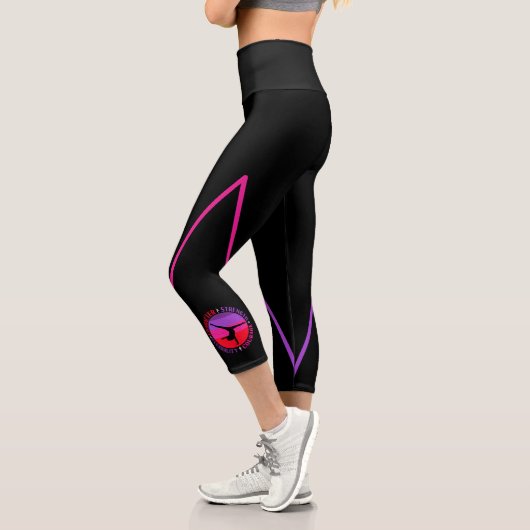 Girls Gymnastik Charakterstärke Courage Capri Leggings (Links)