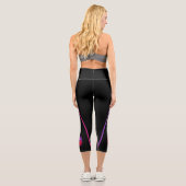 Girls Gymnastik Charakterstärke Courage Capri Leggings (Rückseite)