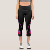 Girls Gymnastik Charakterstärke Courage Capri Leggings (Vorderseite)