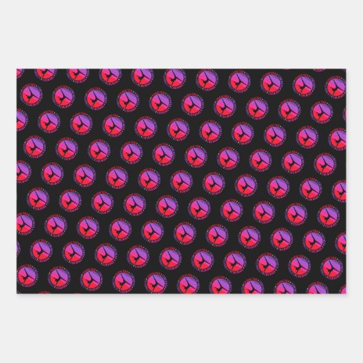 Girls Gymnastik Charakterstärke Courage Geschenkpapier Set (Vorderseite 3)