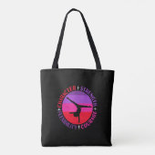 Girls Gymnastik Charakterstärke Courage Tasche (Rückseite)