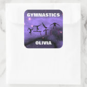 Girls Gymnastik Events Stickers (Tasche)