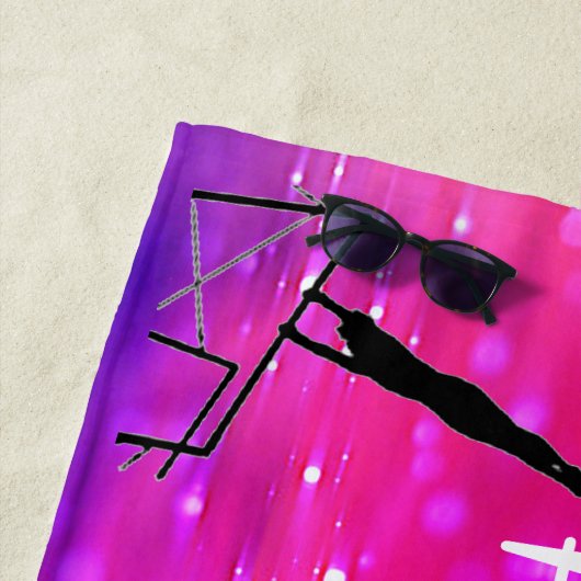 Girls Gymnastik Events Strand Handtuch (Beispiel)