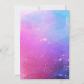 Girls Gymnastik Geburtstagsparty Einladung (Rückseite)