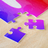 Girls Gymnastik "Gymnast" Rainbow Camouflage Puzzl Puzzle (Seite)