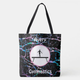 Girls Gymnastik Hologram Balance Beam Tote Beutel Tasche