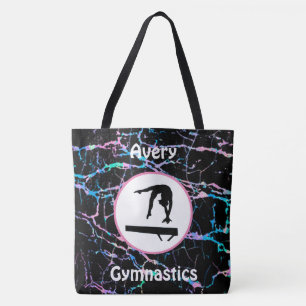 Girls Gymnastik Hologram Balance Beam Tote Beutel Tasche
