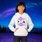 Girls Gymnastik "I Liebe Gymnastics" Hoodie