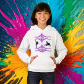 Girls Gymnastik "I Liebe Gymnastics" Hoodie