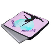 Girls Gymnastik Laptop Sleeve Personalisiert (Vorne Knopf)