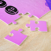 Girls Gymnastik Lila & Pink Jigsaw Puzzle (Seite)