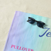 Girls Gymnastik Qualifiziert Personalisiertes Bade Strandtuch (Beispiel)