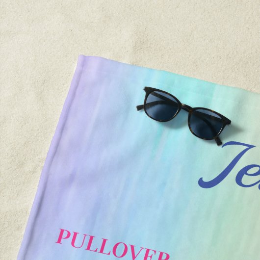 Girls Gymnastik Qualifiziert Personalisiertes Bade Strandtuch (Beispiel)