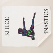 Girls Gymnastik Sherpadecke (Vorderseite (Horizontal))