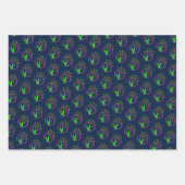 Girls Gymnastik - Sommer Sonnenschein Herz Geschenkpapier Set (Vorderseite 3)