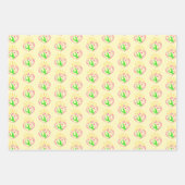 Girls Gymnastik - Sommer Sonnenschein Herz Geschenkpapier Set (Vorderseite 2)