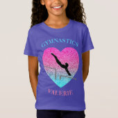 Girls Gymnastik T - Shirt für Gymnast - Ungedeckte (Vorderseite)