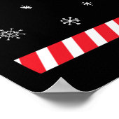 Girls Gymnastik Weihnachtself Poster (Ecke)