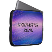 Girls Gymnastik Zone Gymnast Rainbow Sparkle Laptopschutzhülle (Vorne Rechts)