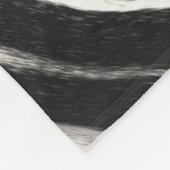 Girls Handstand Zebra Print Imitate Fur Fleecedecke (Ecke)