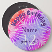 Girl's Happy Birthday Button - HAMbyWG (Vorne & Hinten)