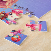 Girl's Happy Geburtstag Puzzle (Seite)