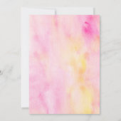 Girls Hawaiian Luau Party, Aloha Tropical Birthday Einladung (Rückseite)