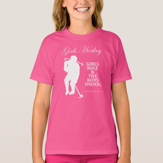 Girls Hockey T-Shirt (Vorderseite)