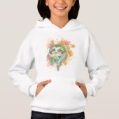 Girl's Hooded Pullover - Sloth (Vorderseite)