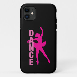 Girls Hot Pink Ballerina Tanz Case-Mate iPhone Hülle