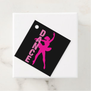 Girls Hot Pink Ballerina Tanz Geschenkanhänger