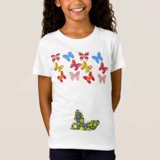 Girls Hübsch Butterflies Tee Shirt