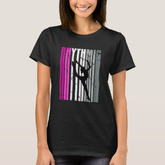 Girls Hübsch Retro Rhythmic Gymnastics Gymnast T-Shirt