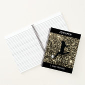 Girls I Liebe Soccer Spiral Notebook Notizblock (Innenseite)