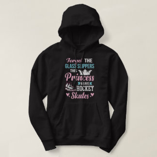 Girls Ice Hockey Diese Prinzessin trägt Hockey Ska Hoodie