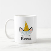 Girls Ice Queen Unicorn Gemis Individuelle Name We Kaffeetasse (Links)