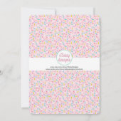 Girls II. Geburtstag Ice Creme Party Einladung (Rückseite)