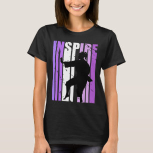 Girls Inspiriert Karate Coach Geburtstag Coach Ins T-Shirt