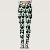Girls Irish Clover Fairy Leggings (Vorderseite)