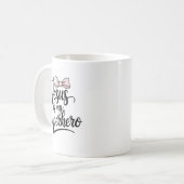 Girls Jesus Is My Superhero Christian Toddler Sist Kaffeetasse (Vorderseite Links)
