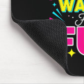 Girls Just W Have Fun Retro 70's 80's 90's Women P Mousepad (Ecke)