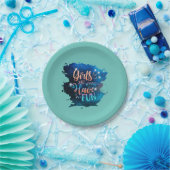 Girls just wanna have fun pappteller (Party)