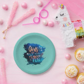 Girls just wanna have fun pappteller (Party)