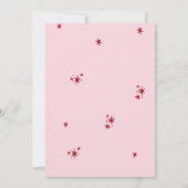 Girls Just Wanna Have Fun Pink Bachelorette Party Einladung (Rückseite)