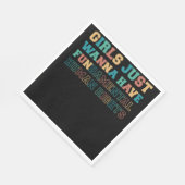 Girls Just Wanna Have Fundamental Rights Serviette (Ecke)